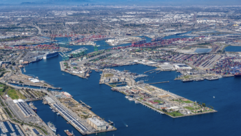 The Port of Los Angeles has reported that July 2024 was its busiest month in more than two years and the best July in the Port’s 116-year history. (Port of Los Angeles Photograph)